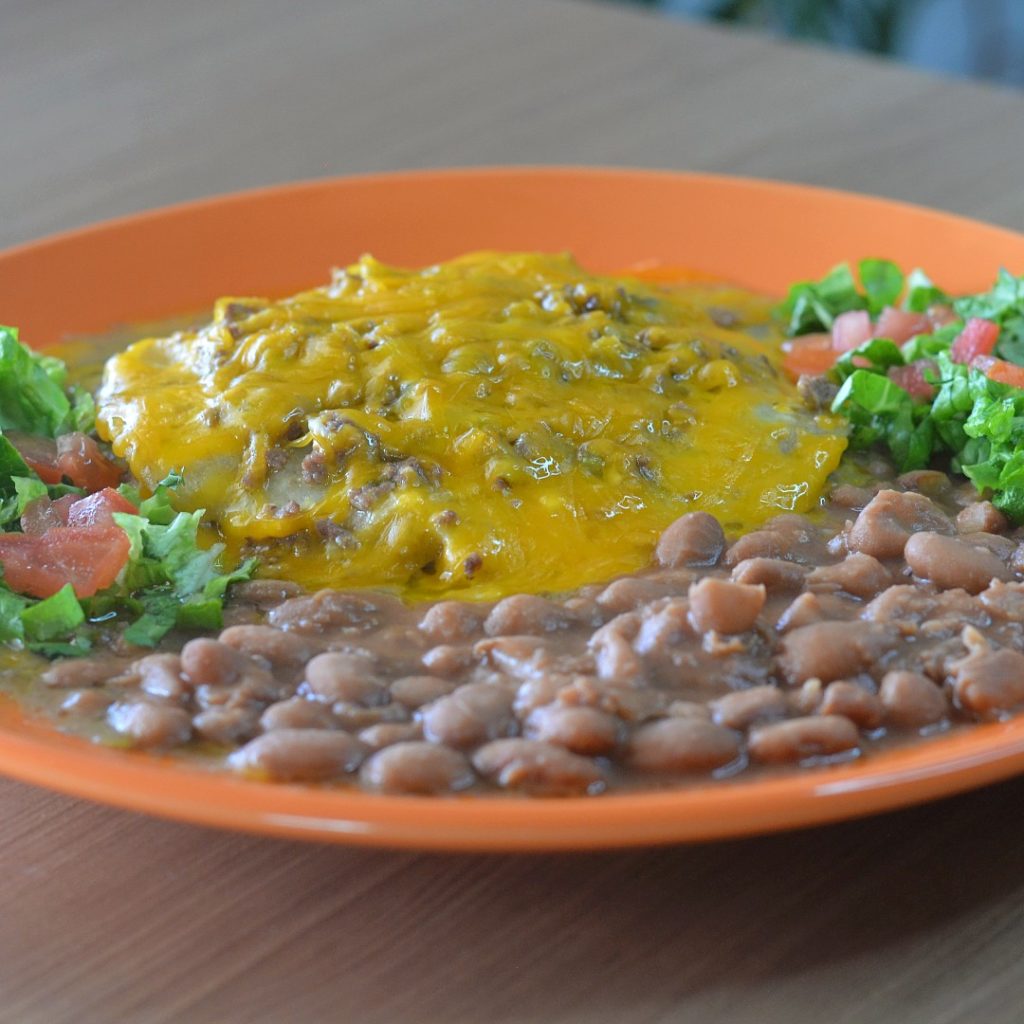 Green Chile Stacked Enchiladas recipe