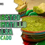 Roasted Tomatillo Salsa with Avocado