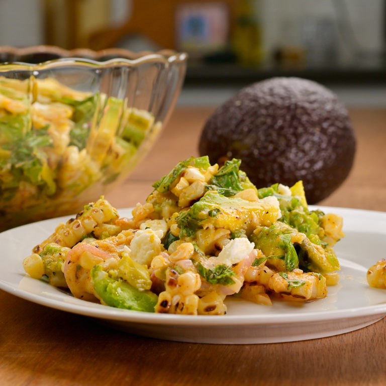 Roasted Corn & Avocado Salad Recipe