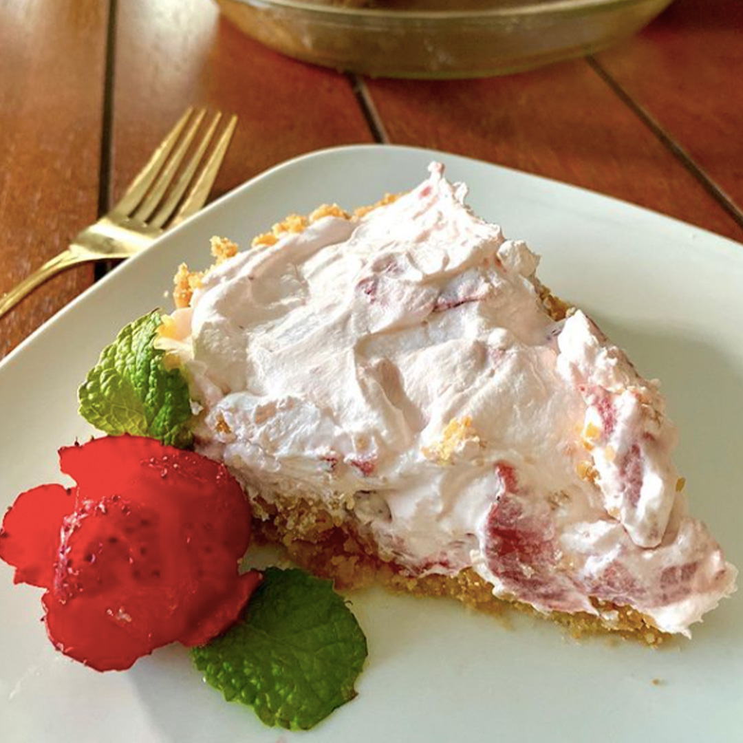 No Bake Strawberry Cream Pie Recipe