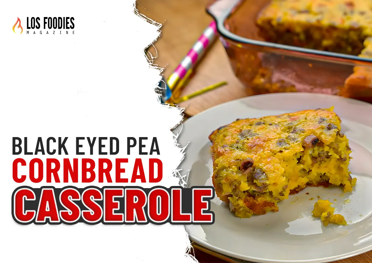 Black Eyed Pea Cornbread Casserole