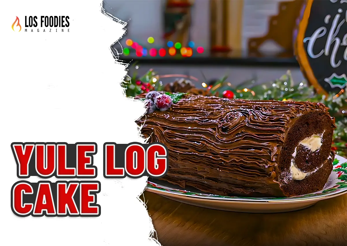 Yule Log Cake