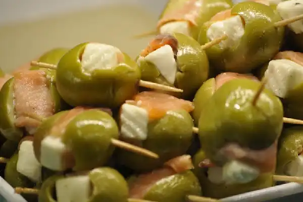 Bacon and Green Chile Stuffed Olives