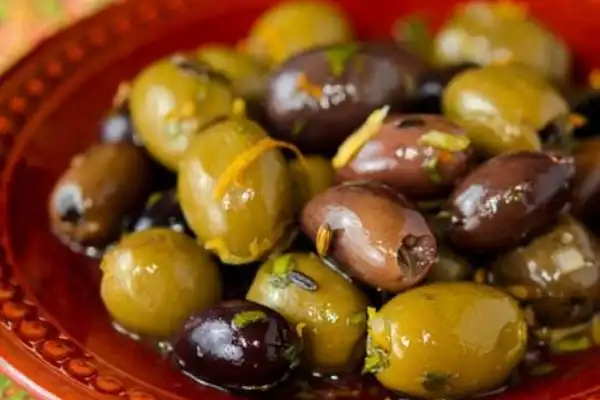 Citrus and Green Chile Stuffed Olives