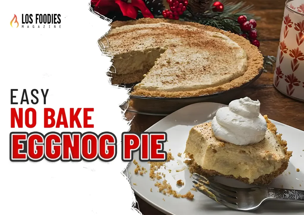 Easy No Bake Eggnog Pie
