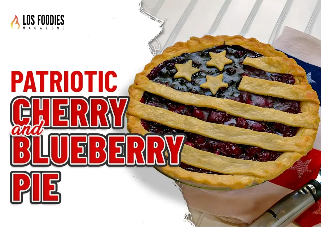 Patriotic Cherry & Blueberry Pie